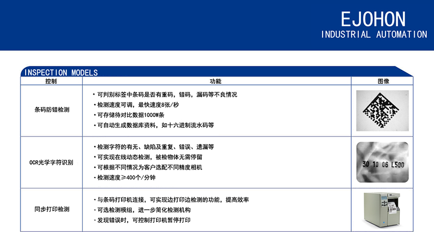 條碼標(biāo)簽品檢機(jī)SRT-01功能