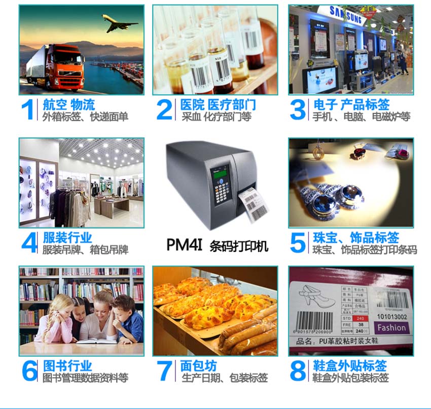 Honeywell PM4I條碼打印機應用場景