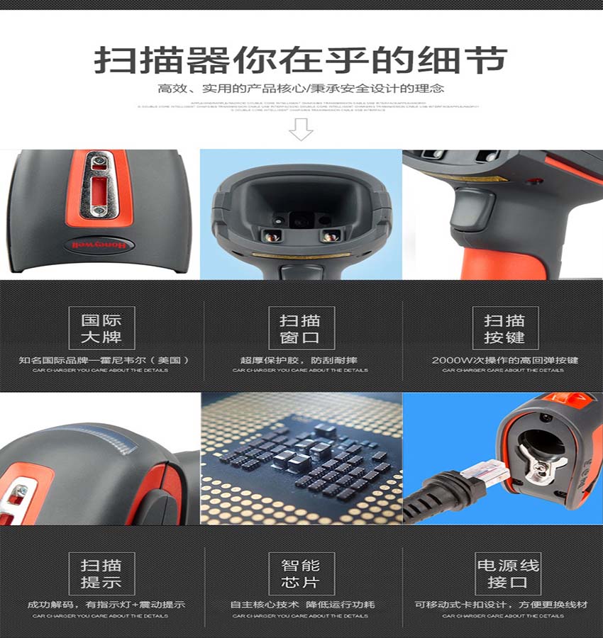 Honeywell 1910I工業(yè)級(jí)二維手持掃描器細(xì)節(jié)